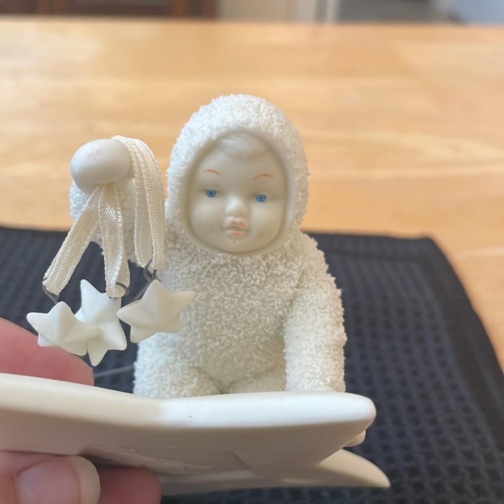 White Star Snow Angel Ornament